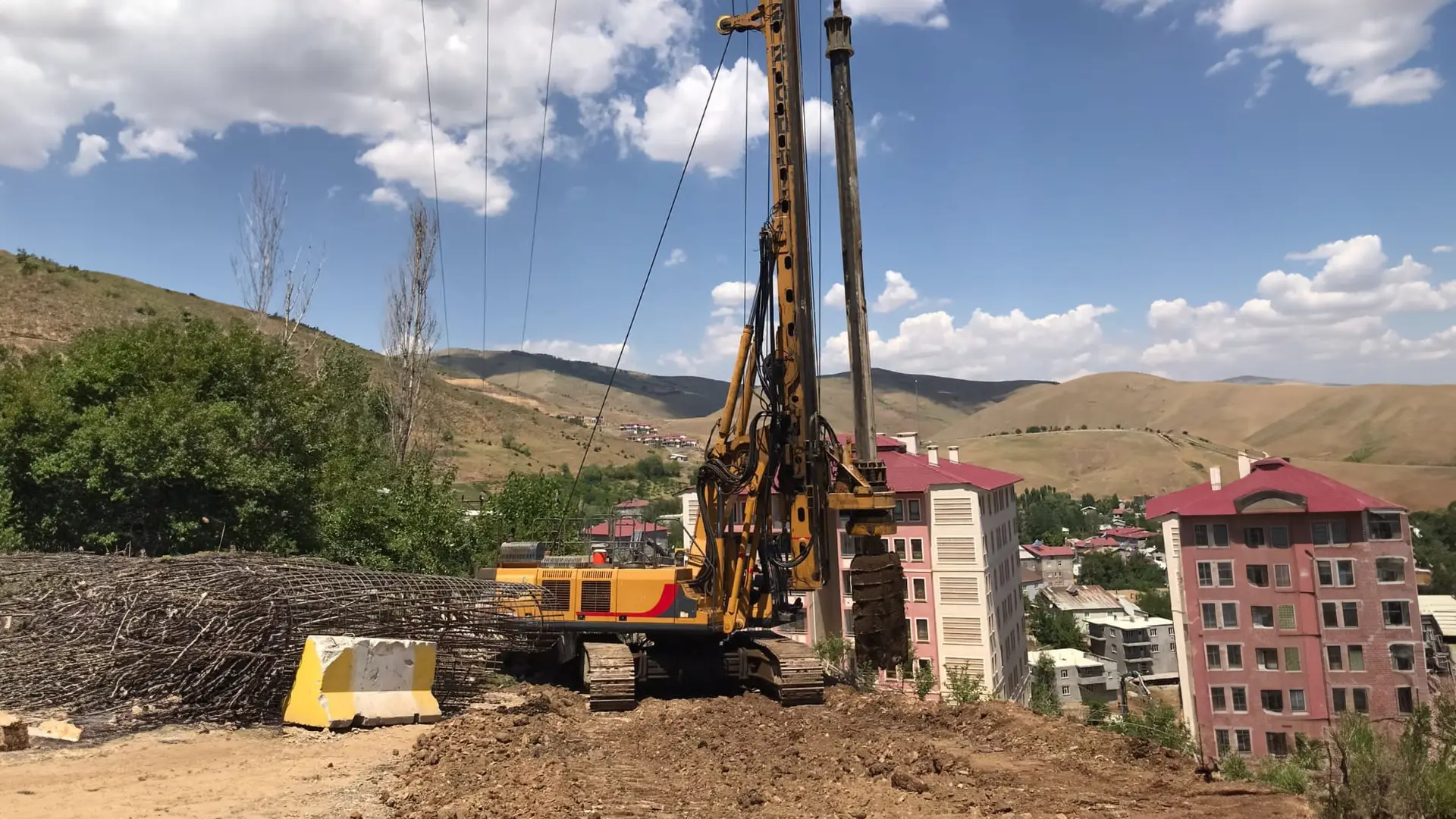 Şırnak İli Fore Kazık Heyelan Önleme Çalışması